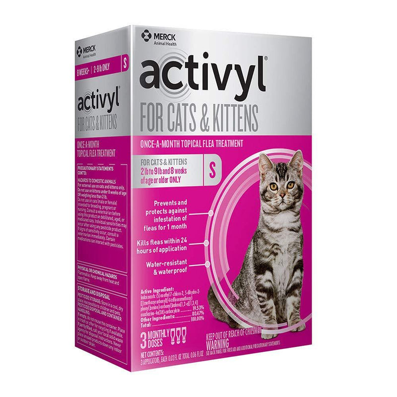 [Australia] - Activyl Cats & Kittens 2-9lbs, 3-pack 