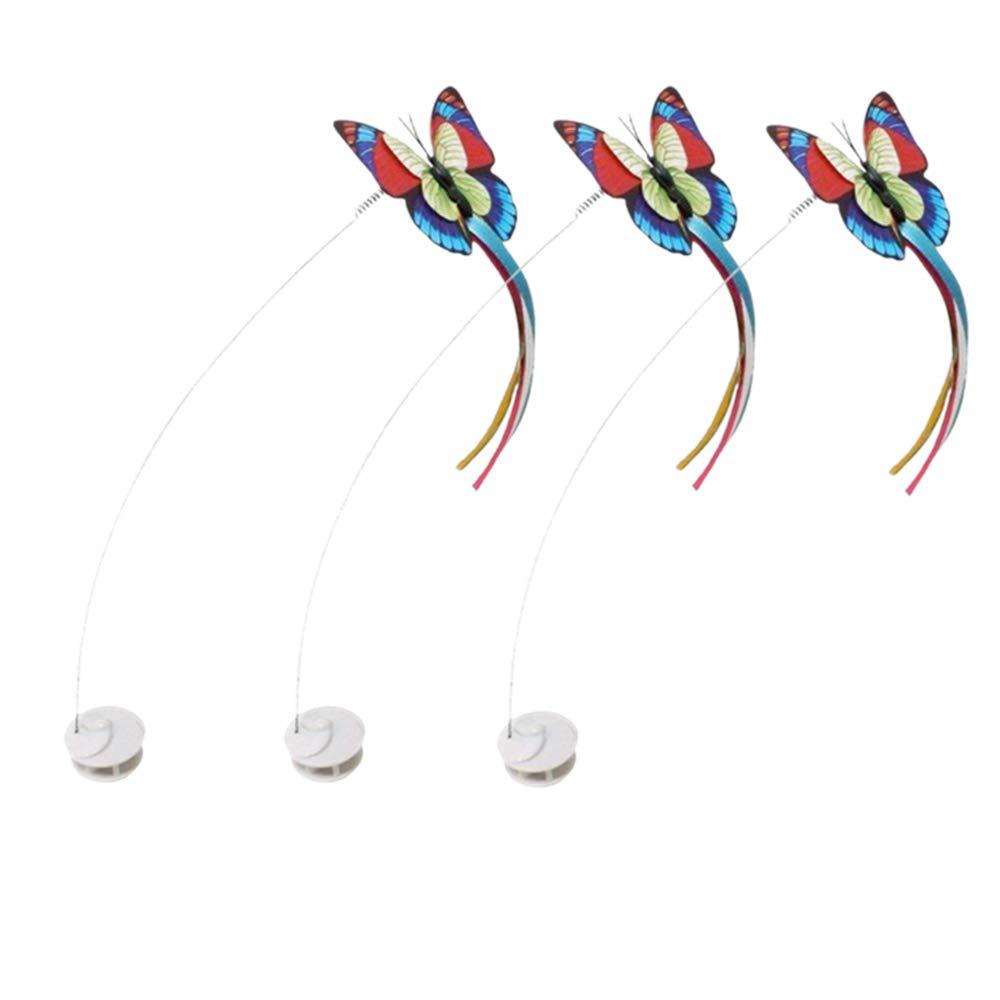 [Australia] - FLURFF Zenes Funny Cat Toy Butterfly Replacement (3 Pack Refills) 