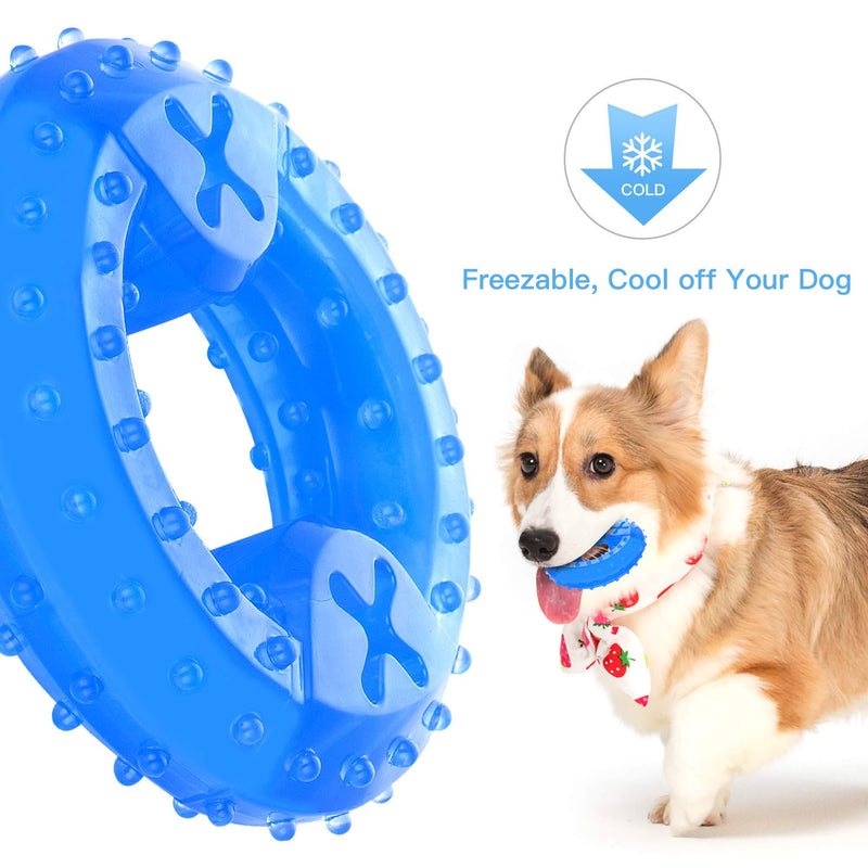 [Australia] - NWK Freezable Pet Teether Cooling Chew Toy for Dogs Teething Toy for Puppies, Fit with Treats 