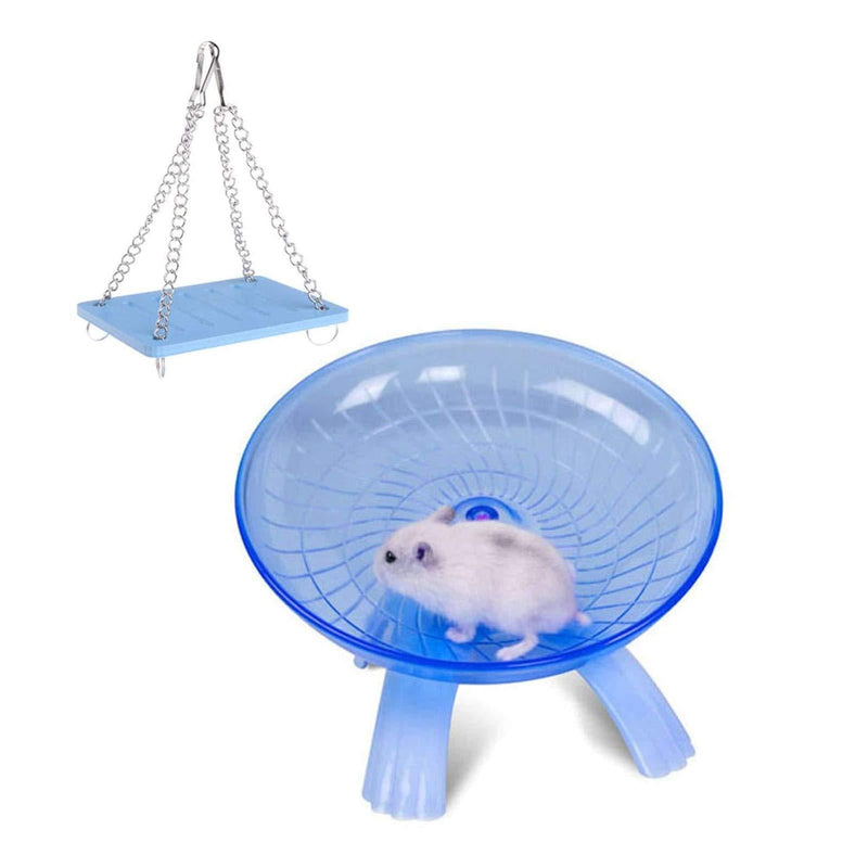 Tfwadmx Small Animal Swing Toys, Hamster Exercise Wheel for Syrian Hamster Rat Gerbil Guinea Pig Chipmunk Mouse Hedgehog - PawsPlanet Australia