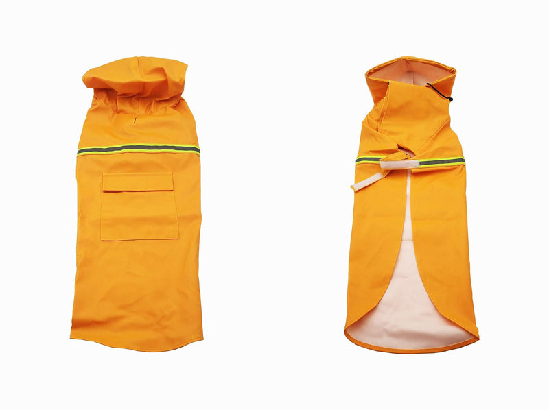 [Australia] - NeverShift Pet Dog Raincoat - Waterproof Lightweight Rain Jacket Hooded Poncho with Reflective Stripe for Small to Large Dogs Medium 