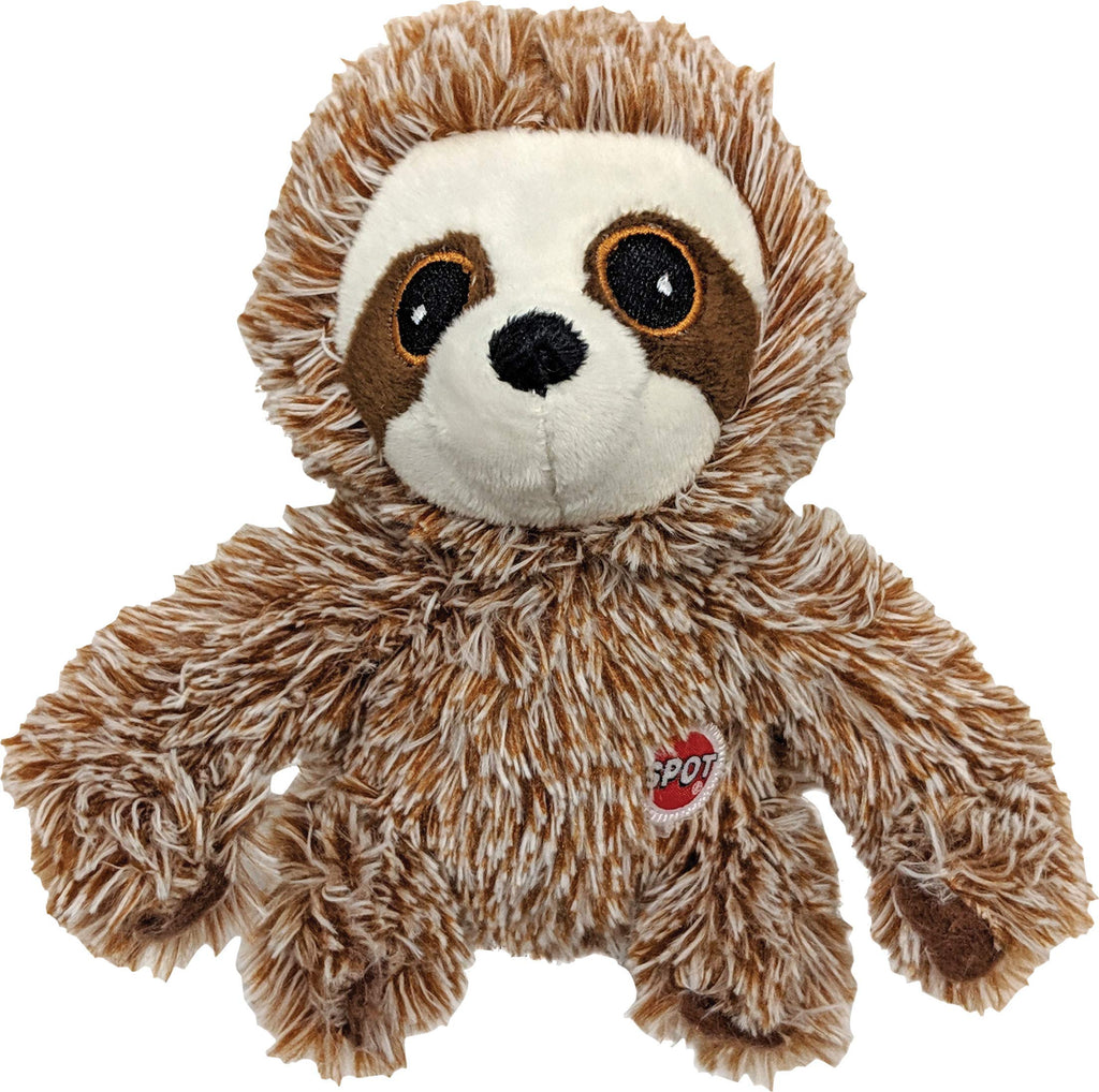 SPOT Fun Sloth Plush Dog Toy Assorted Colors 7" - PawsPlanet Australia