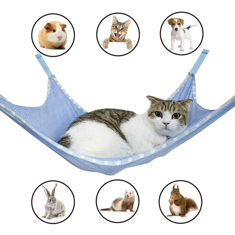 [Australia] - Winnsty Cat Hammock Summer Breathable Mesh Pet Hammock Bed, Under Chair Hammock Cradle Crib for Small Animals 