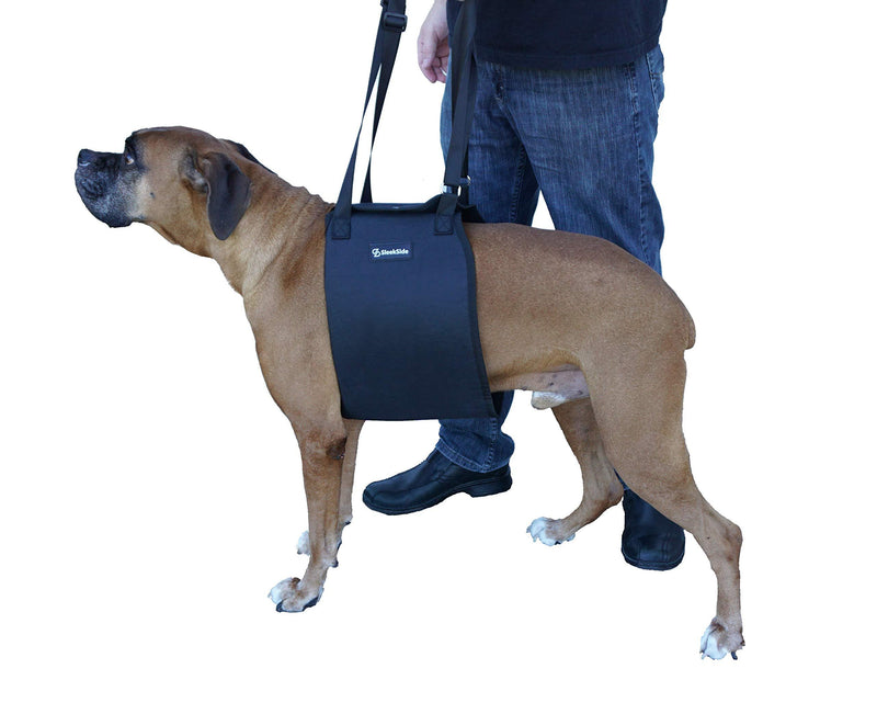 [Australia] - SleekSide Dog Lift Harness | Heavy Duty Adjustable Sling | Easy Full Body Mobility | Support for Elderly, Senior Dogs with Front/Rear Leg, Knee, Joint, Hip Injuries | Assist Pet's Mobility Large 