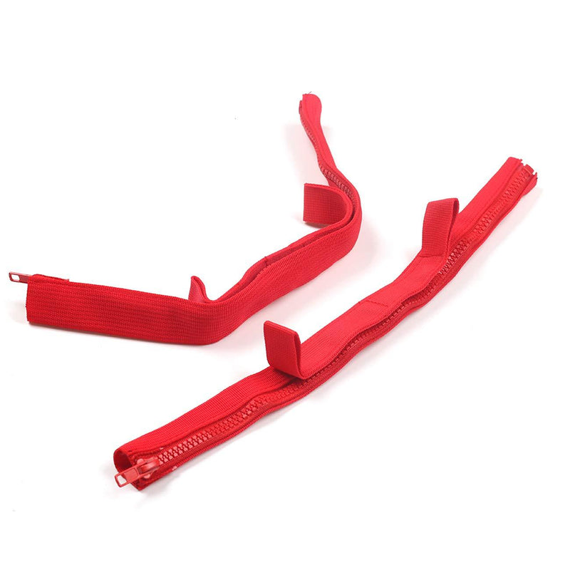 [Australia] - buyinhouse for Wrangler JK 2007-2018 Door Limiting Strap Hinge Adjustable Replacement Door Check Straps Cloth Wiring Protector(Red Style,2 Pack) Red Door Limiting Strap 