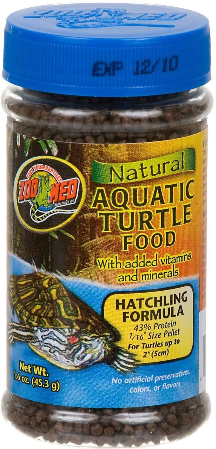 Zoo Med Natural Aquatic Turtle Food - Hatchling Formula (Pellets) 1.9 oz - Pack of 2 - PawsPlanet Australia