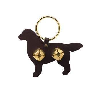 [Australia] - Tory Leather Company Sleigh Bell Door Hanger Dog-Brown Lthr 