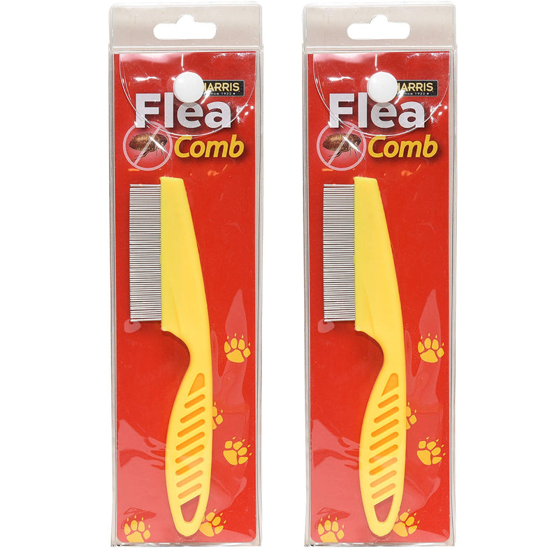 Harris Flea Comb- Flea, Nit and Lice Removal for Cats and Dogs (2 Pack) - PawsPlanet Australia