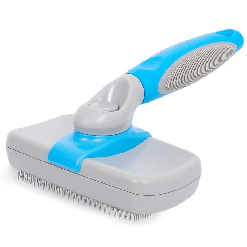 [Australia] - UPSKY Dog Brush Self Cleaning Dog Slicker Brush Pet Grooming Shedding Tool Brush Cat Brush, Gently Removes Loose Undercoat, Mats and Tangled Hair for Short and Long Hair 