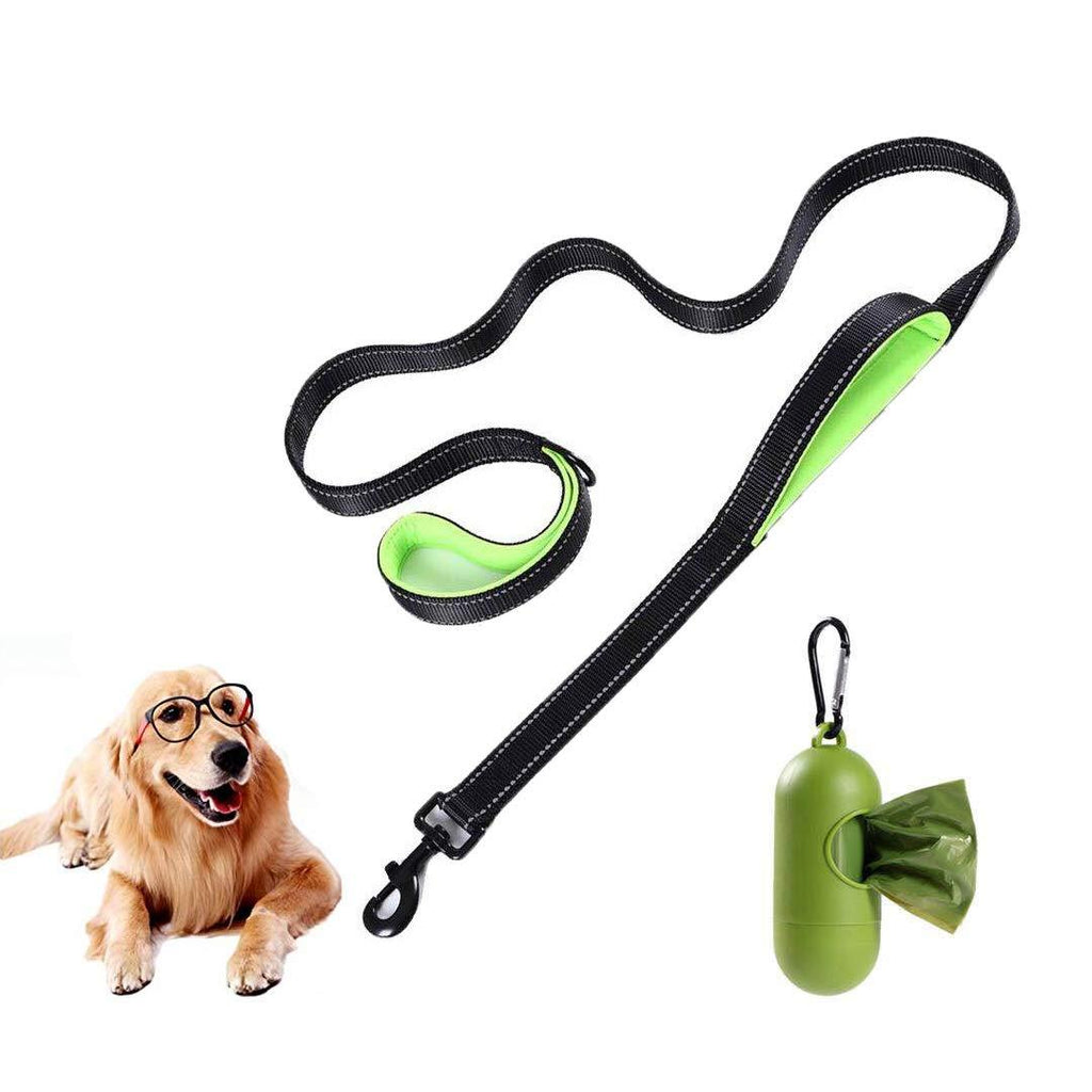 [Australia] - Padded Handle Dog leashes 6ft Long - Traffic Padded 2 Handle - Double Handles Lead for Training Control Leashes - for Large Dogs or Medium Dogs 