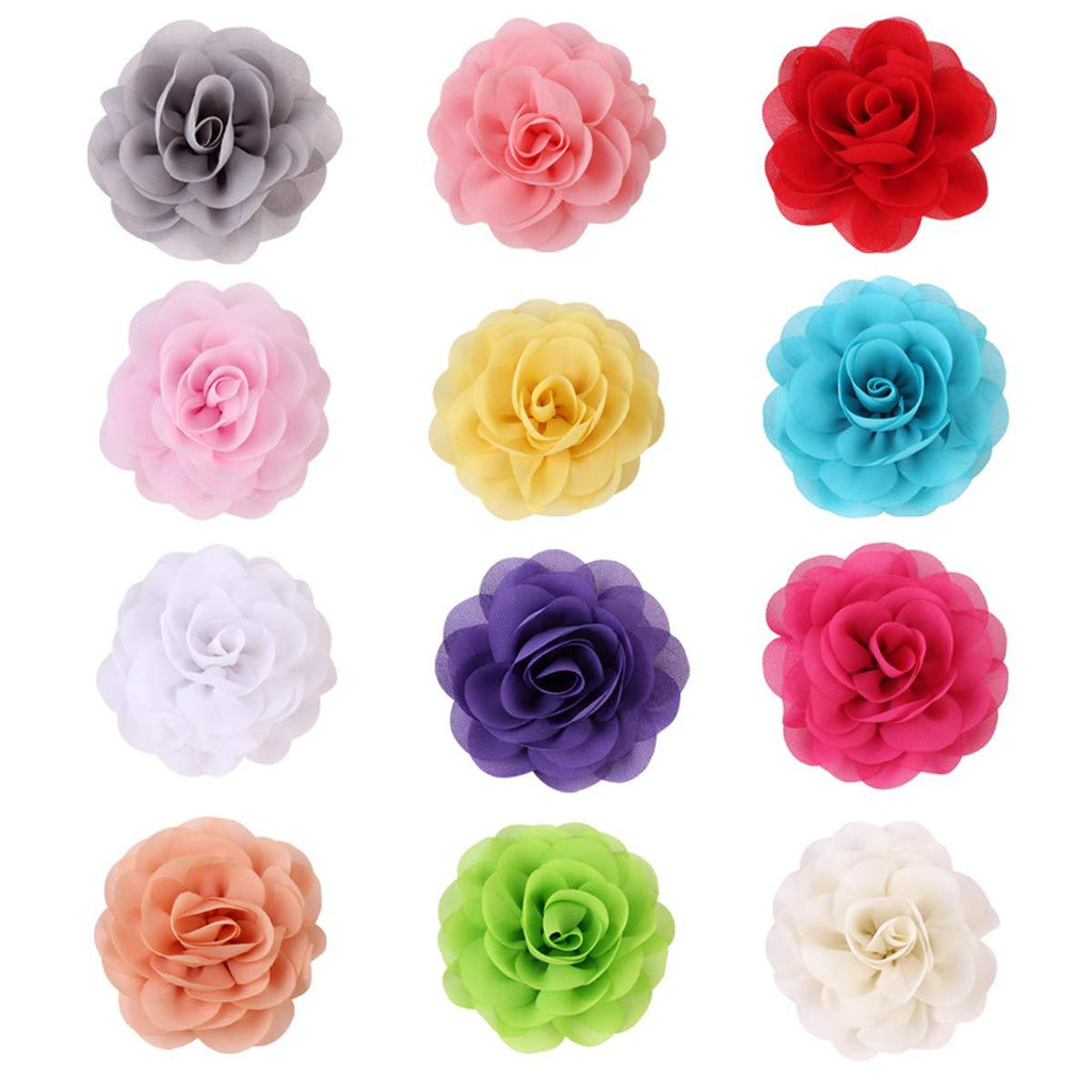 [Australia] - Petmany 12 Pack Cat Dog Collar Flowers,Pet Bow Tie Charm Collars for Puppy Kitten Collar Grooming Accessories 