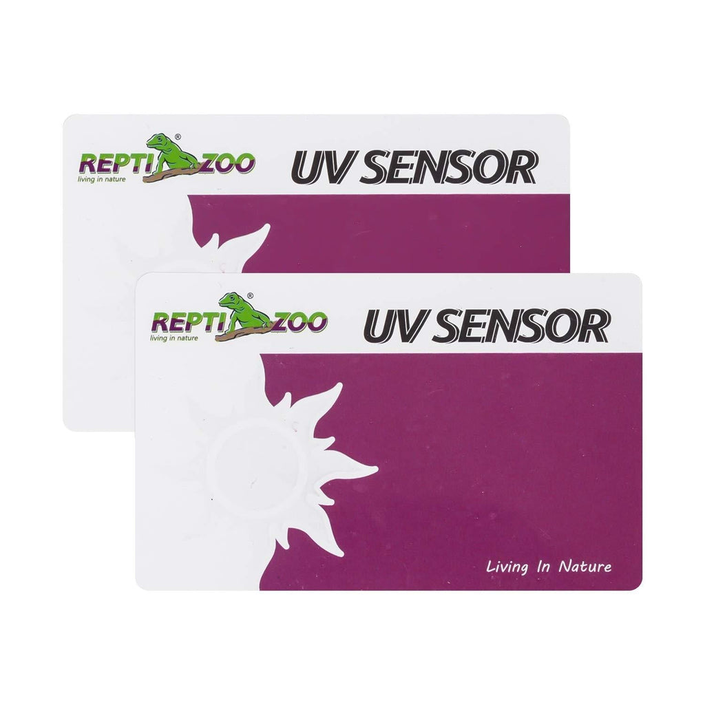 REPTI ZOO UVB Tester Reptile Lamp UV Sensor Reptile UVA UVB Fluorescent Lamp Tester Card, Set of 2 - PawsPlanet Australia