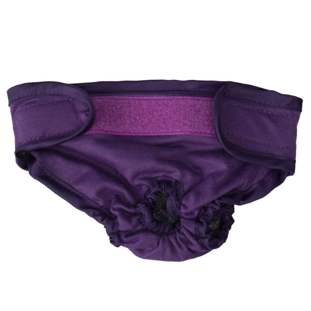 [Australia] - uxcell Female Dog Physical Pant Adjustable Leak-Resistant Doggies Physical Panties XL Purple 