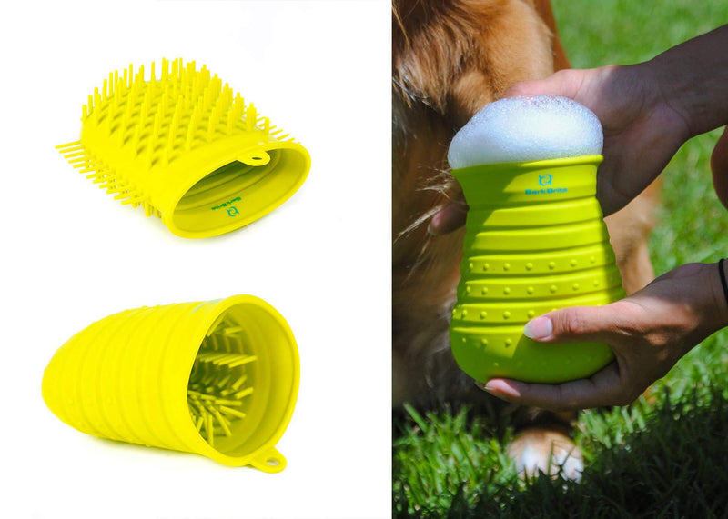 [Australia] - Bark Brite Dual Purpose Dog Paw Scrubber and Bath Brush 