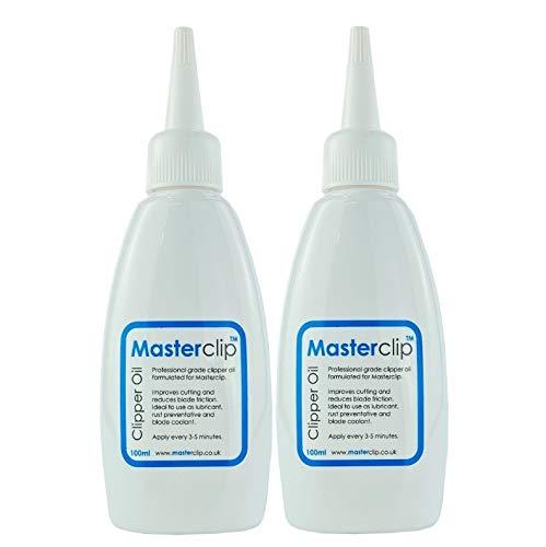 Masterclip 2 x 100ml Clipper Oil for dog clippers horse clipper - PawsPlanet Australia