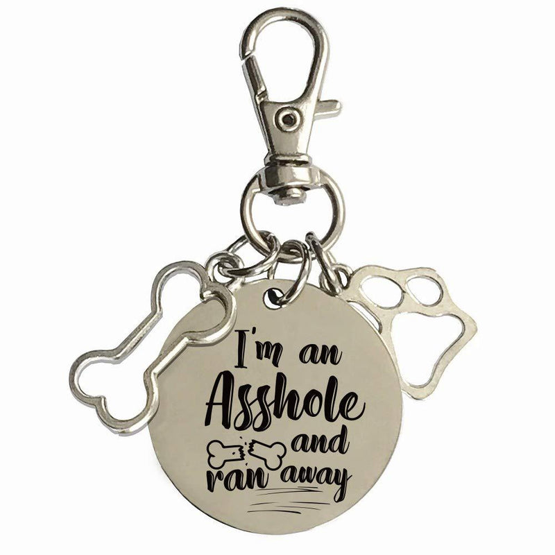 [Australia] - family Kitchen Funny Pet Tag, Funny Dog Tag for New Puppy Stainless Steel Dog Collar Tag 