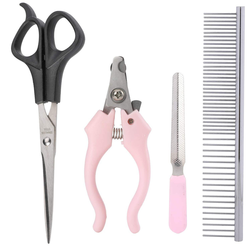 [Australia] - Dog Nail Clippers and Trimmers with Safety Guard to Avoid Over-Cutting Nails & Free Nail File -Pet Grooming Kit with Sturdy Non Slip Handles -Professional Clippers Shaver Kit at Home Grooming 