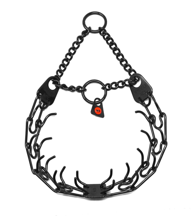 Herm Sprenger Black Stainless Steel Prong Dog Training Collar Ultra-Plus Pet Pinch Collar No-Pull Collar for Dogs Anti Pull Training Collar Made in Germany 16in (41cm) x 2.25mm - PawsPlanet Australia