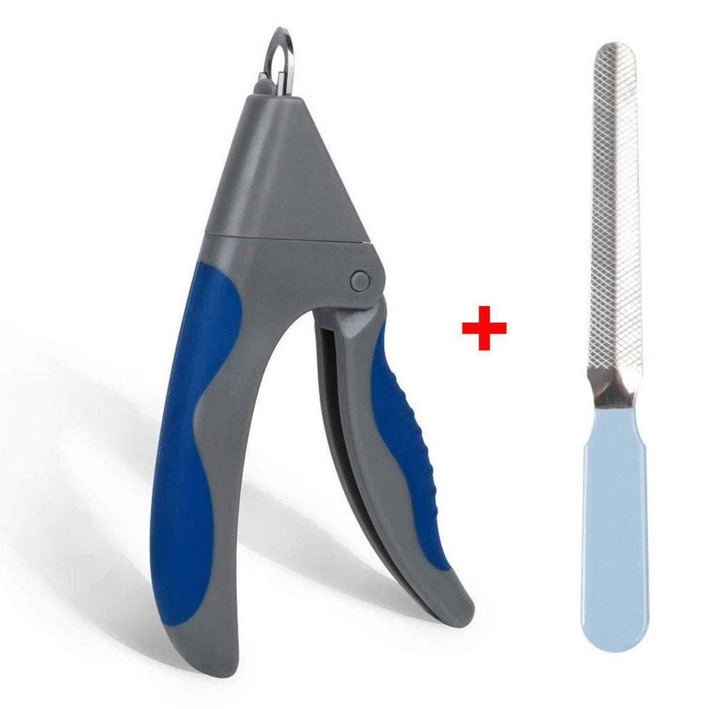 [Australia] - RosaClub Dog Nail Clippers, Professional Stainless Pet Grooming Tool, Razor Sharp Blades, with Free Nail File 