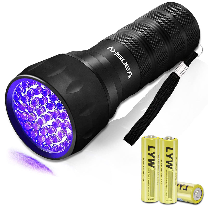 Black Light UV Flashlight,Mini 395nm 21 LED Blacklight Detector for Cat/Dog Urine, Pet Stains and Bed Bug Matching with Pet Odor Eliminator[Batteries Included] - PawsPlanet Australia
