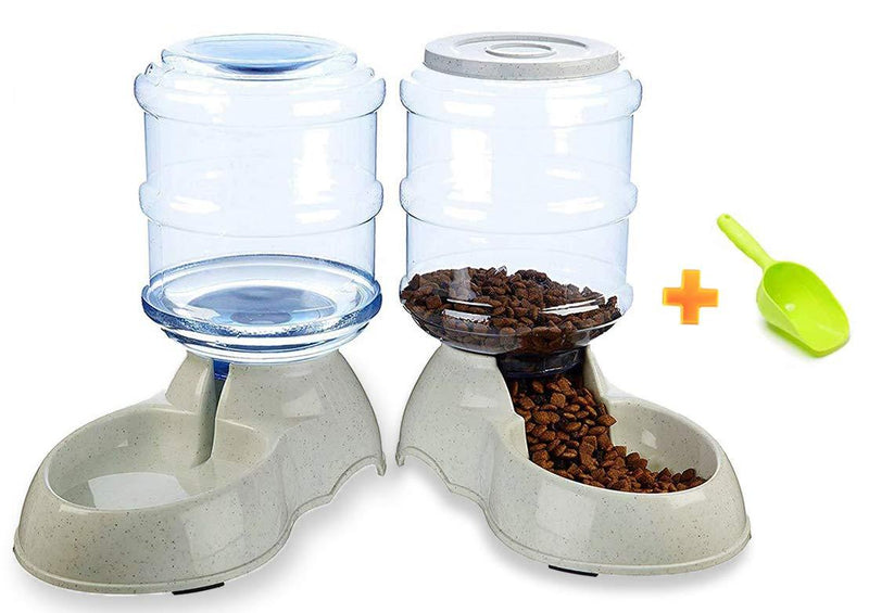 [Australia] - Ito Rocky Pet Feeding Solution Automatic Cat & Dog Cafe Feeder and Water Dispenser in Set with Food Scoop 6-Meal Automatic Food Dispenser for Small/Middle Puppy and Kitten 