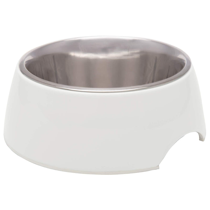 [Australia] - Loving Pets Retro Bowl Ice White Medium 