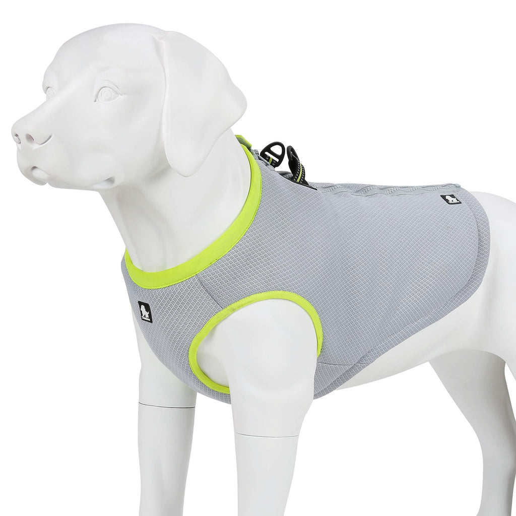 [Australia] - juxzh Truelove Dog Cooling Vest Dog Harness Cooler Jacket with Adjustable Zipper for Outdoor Hunting Training and Camping XX-Small Green 