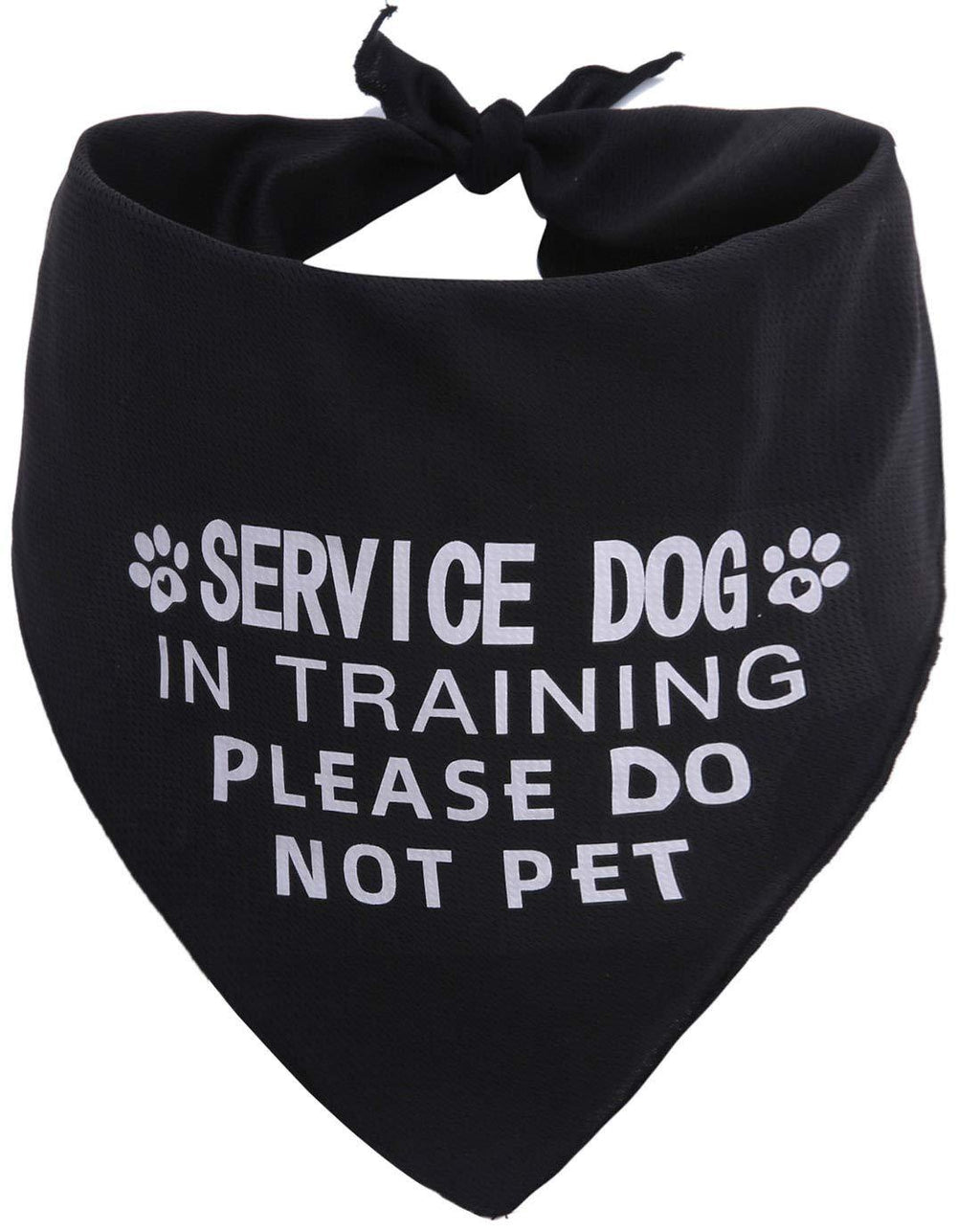 [Australia] - JPB Service Dog in Training Please DO NOT PET Black Dog Bandana 