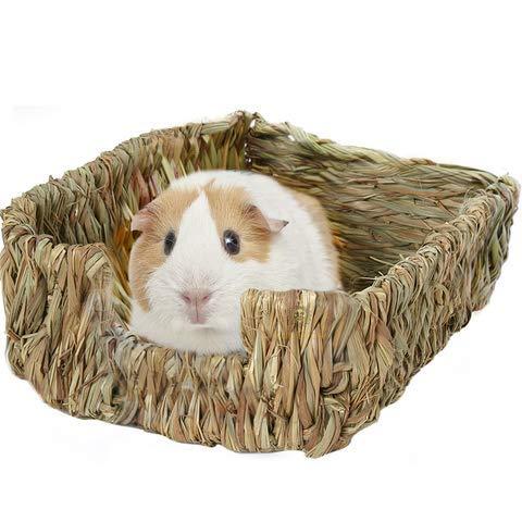 [Australia] - SunGrow Guinea Pig Grass Bed, Portable, Hand-Made Comforter, Provides Paws Protection and Relaxation, Lightweight, Durable, Comfortable 