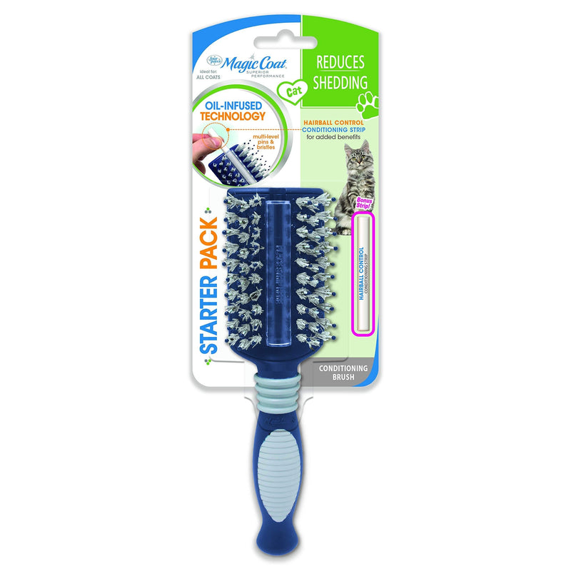 [Australia] - Four Paws Magic Coat Cat Hairball Brush with Conditioning Strip (100534015) 