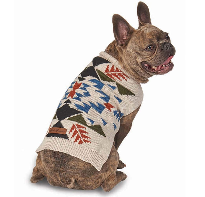 PETRAGEOUS Dog Sweater Small Off-White - PawsPlanet Australia