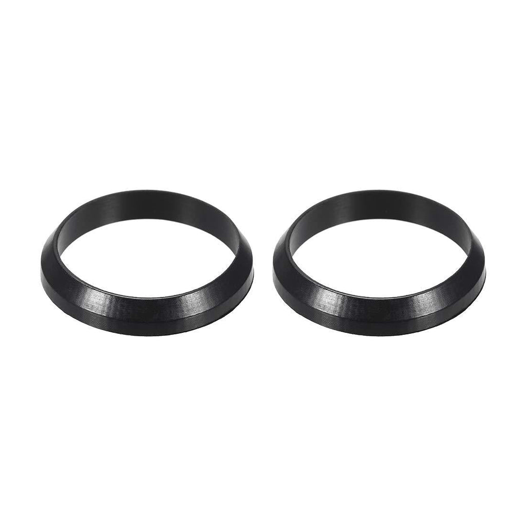 [Australia] - uxcell Kitchen Bathroom Rubber Hose Washers Strainer Washer Drain Gasket 36mm OD Black 2Pcs 