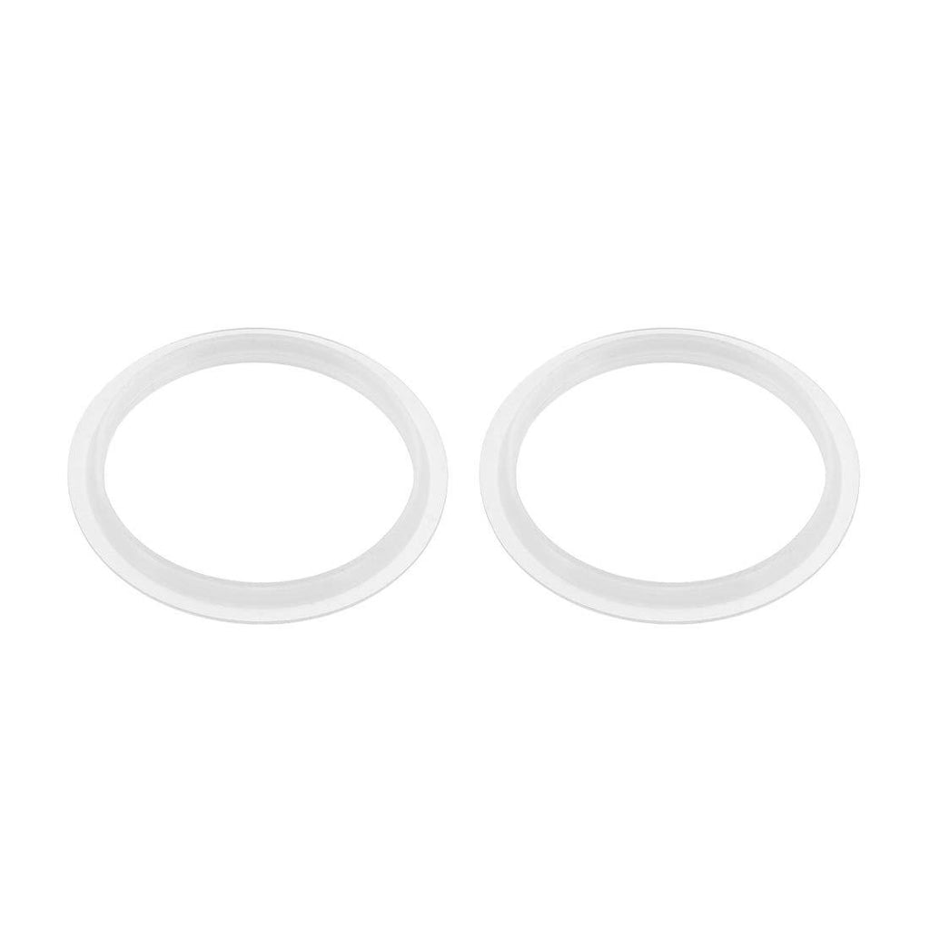 [Australia] - uxcell Silicone Kitchen Bathroom Strainer Washer Drain Gasket 38mm OD White 2Pcs 