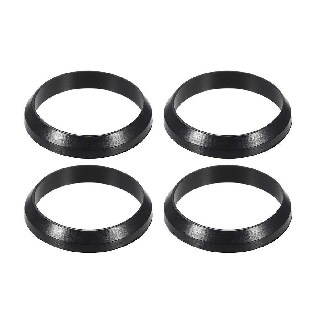 [Australia] - uxcell Kitchen Bathroom Rubber Hose Washers Strainer Washer Drain Gasket 36mm OD Black 4Pcs 