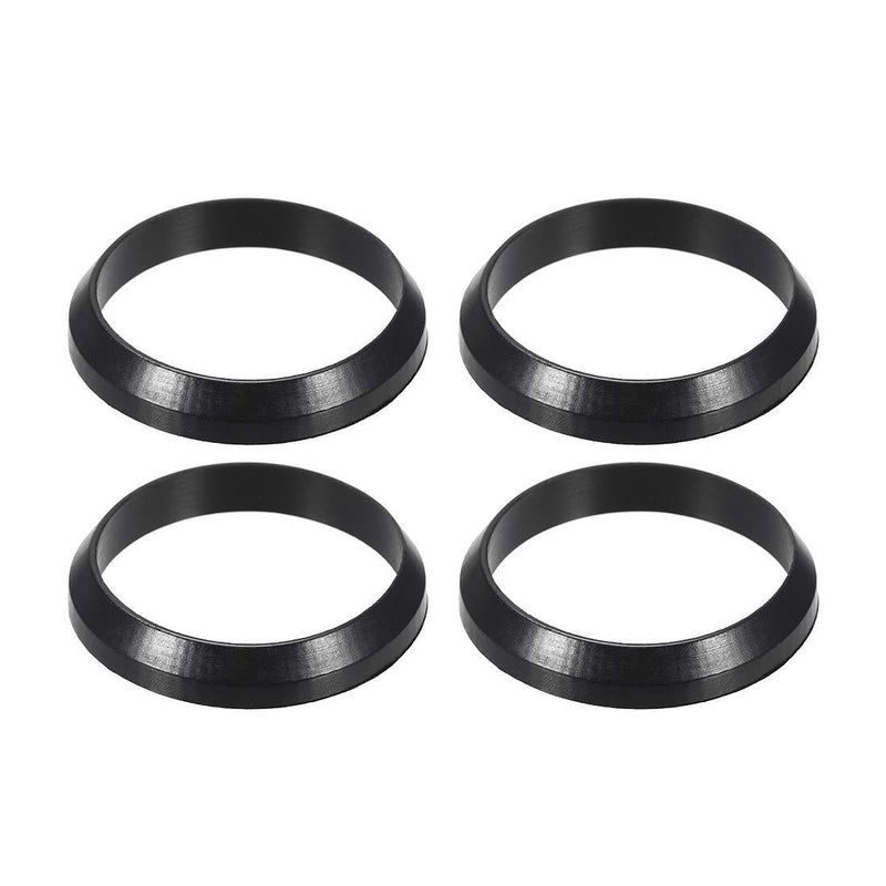 [Australia] - uxcell Kitchen Bathroom Rubber Hose Washers Strainer Washer Drain Gasket 36mm OD Black 4Pcs 