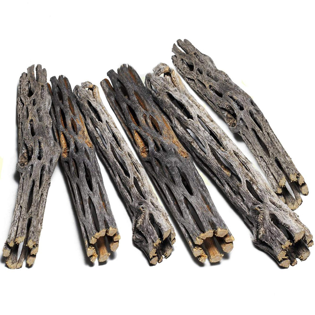 SunGrow Cholla Wood, 5 Inches Long, Aquarium Decoration and Chew Toys for Small Pets, Artistic Home-Decor, Long Lasting Driftwood, 6-Pcs - PawsPlanet Australia
