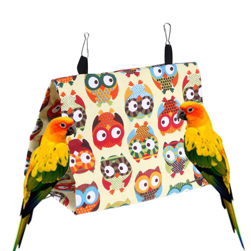 [Australia] - POPETPOP Bird Snuggle Hut-Pet Bird Nest House Bed,Parrot Habitat Cave Hanging Tent for Parrots Budgies Parakeet Cockatiels Lovebird Conure-Small Size 2 