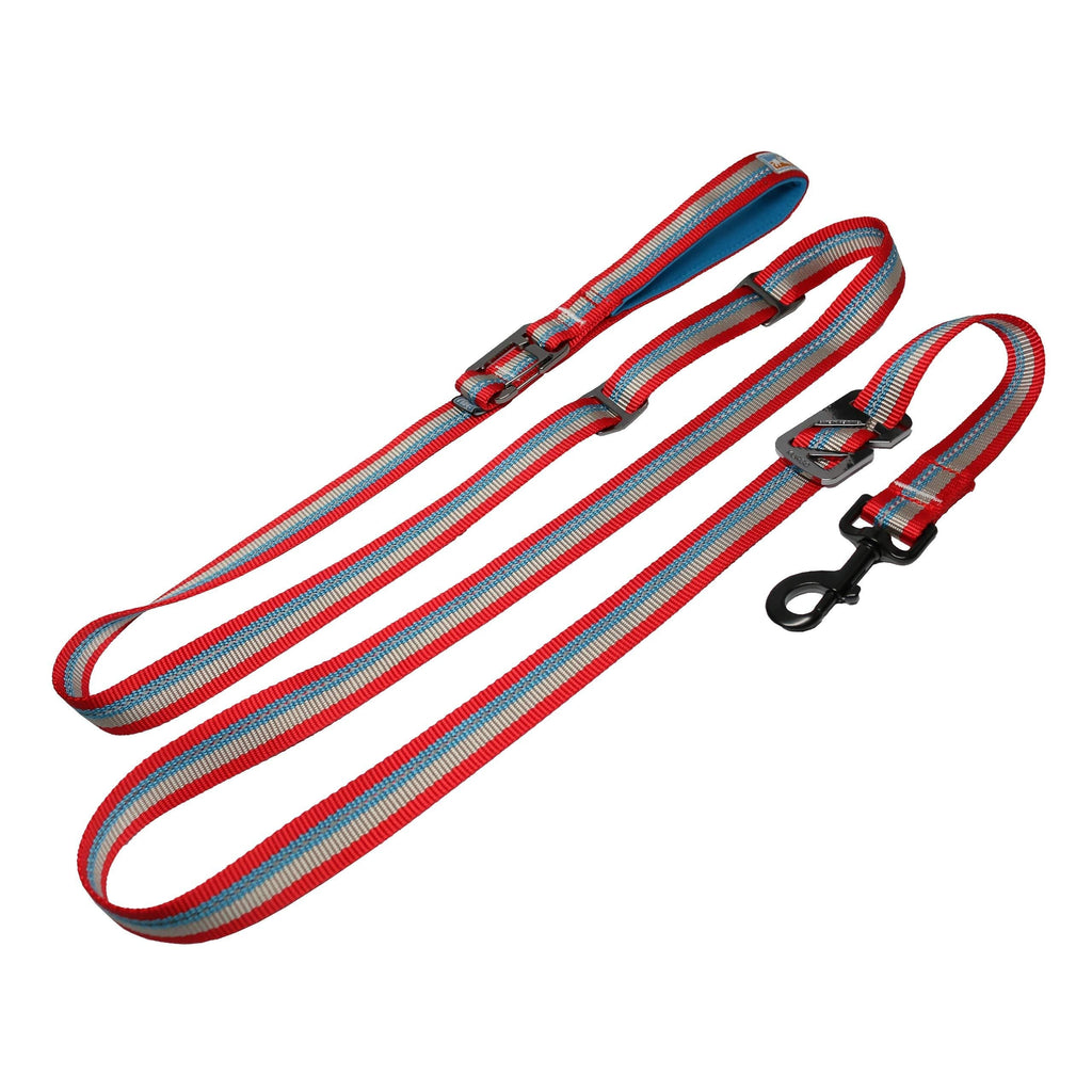 [Australia] - Kurgo Dog Training Leash | No-Pull Leash for Dogs | Walking Leash for Dogs That Pull | Reflective | Padded Handle | Extra Long Hands Free Leash | Convert Leash to Harness | Walk About No Pull Leash 