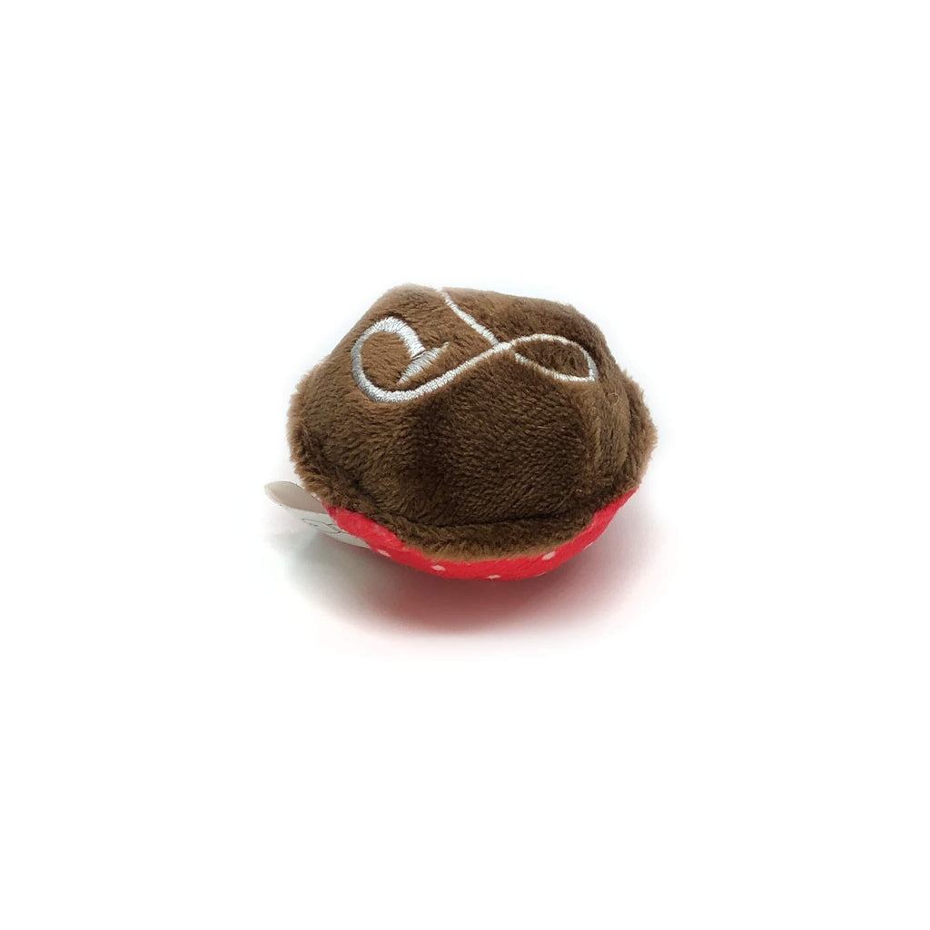 [Australia] - DoyenCat Plush Catnip Truffle Toy Brown/White Lines 