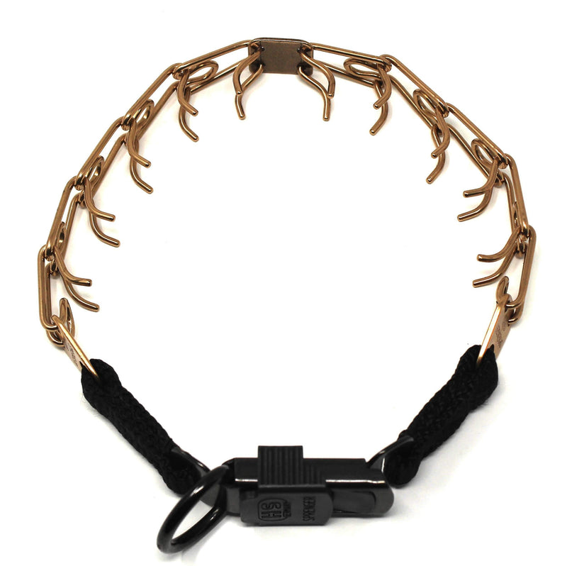 Herm Sprenger Curogan Prong Dog Training Collar with Quick Release Buckle Ultra-Plus Pet Pinch Collar Hypoallergenic Nickel Free No-Pull Collar for Dogs Made in Germany 16in (40cm) x 2.25mm - PawsPlanet Australia