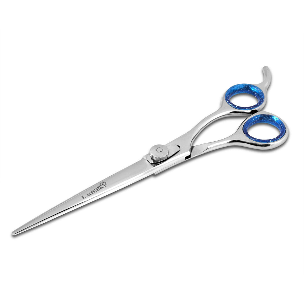 [Australia] - Laazar Pro Shears, 9 Inch Straight Dog Grooming Scissors, Premium Sharp Long Lasting Grooming Shears for Dogs and Cats |Adjustable Screw | Quality Steel | Supreme Sharpness Pet Shear 