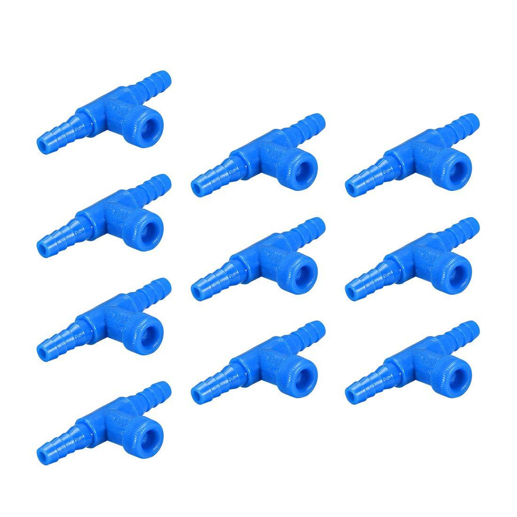 [Australia] - uxcell Aquarium Air Valve T Shaped 2 Way Air Pump Control Valves for Fish Tank Plastic Blue 10Pcs 