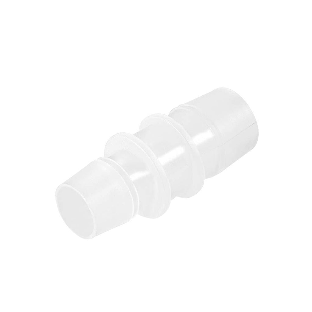 [Australia] - uxcell Aquarium Air Valve Connector Straight Clear White Plastic Airline Tubing 16mm to 20mm 