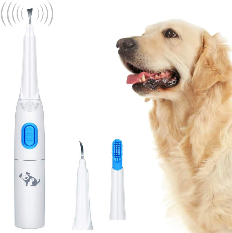 Dog Dental Stone Remover Set of 3 | Sonic Toothbrush for Pets | Professional Dental Plaque Removal kit for Pets at Home or Clinic - PawsPlanet Australia