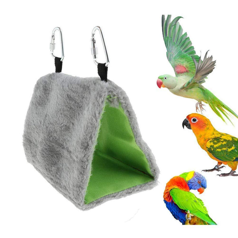 [Australia] - Warm Plush Bird Nest Hammock Hanging Bed Toy for Parrot Parakeet Cockatiel Conure Lovebird Finch Canary Budgie African Grey Cockatoo Amazon Hamsters Rat Chinchilla Ferret Squirrel Cage Perch 