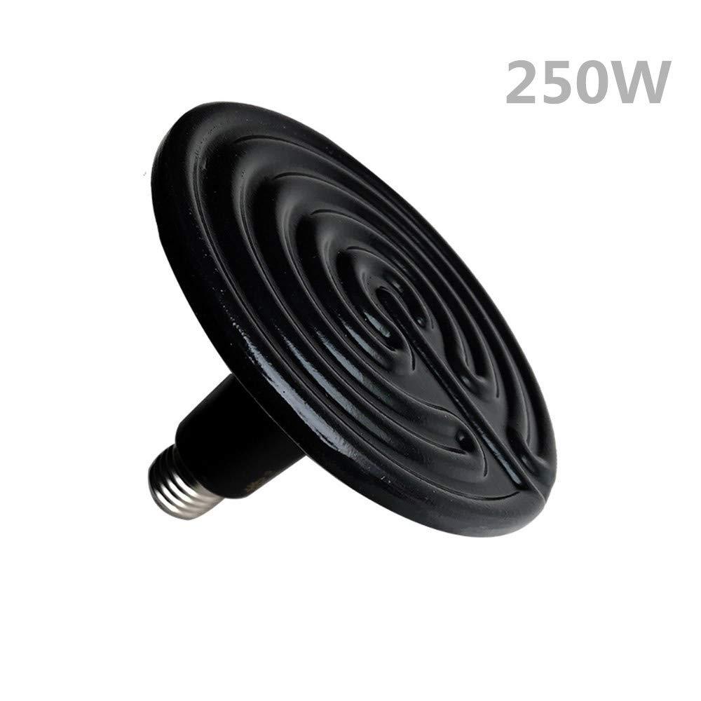 [Australia] - QSLQYB Ceramic Heat Lamp, Infrared Reptile Heat Emitter Heater Lamp Bulb for Turtle Snake. Chicken 250w 