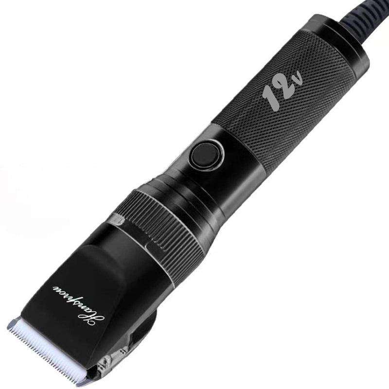 HANSPROU Dog Shaver Clippers High Power Dog Clipper for Thick Heavy Coats Low Noise Plug-in Pet Trimmer Pet Professional Grooming Clippers with Guard Combs Brush for Dogs Cats and Other Animals Black - PawsPlanet Australia