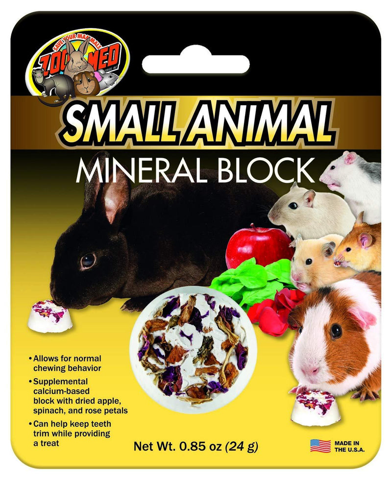 [Australia] - Zoo Med Small Animal Mineral Block, 0.85 Ounces, Made in The USA 