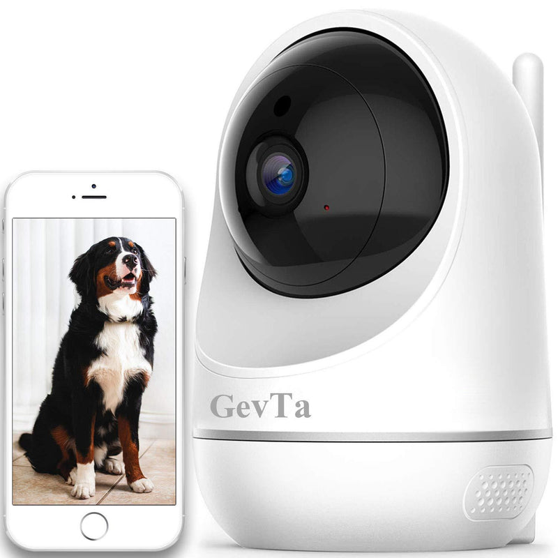 GevTa Pet Camera，FHD Dog Camera WiFi Pet Monitor Indoor Cat Camera Night Vision 2 Way Audio and Motion Detection - PawsPlanet Australia