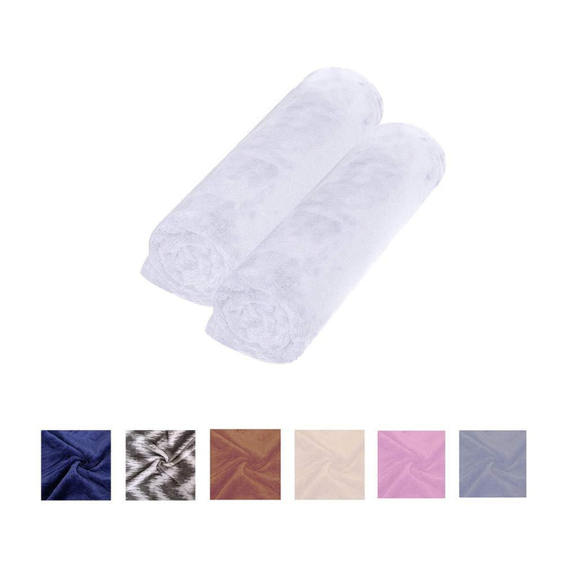 [Australia] - Kawakarto Cat Blanket,Dog Blanket for Puppy Bed Soft Warm Sleep Mat. Small Pet Blanket with Rich Colors ，Durable and Washable White 